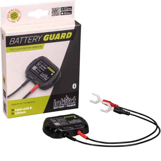 Intact Battery Guard 2.0 für 12 Volt Batterien Bluetooth Überwachung Smartphone