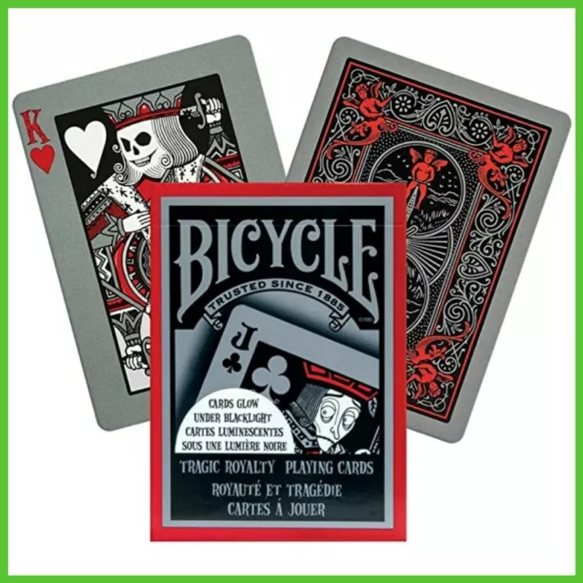 Mazzo Carte da Gioco BICYCLE TRAGIC ROYALTY Poker Bycicle e Trucchi di Magia