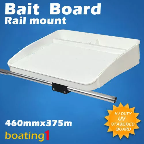 Bait Board Rail Mount---Boat/Fishing/Cutting