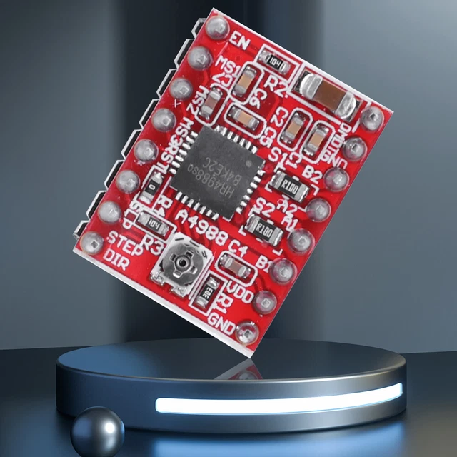 A4988 Schrittmotortreibermodul mit Kühlkörper für Arduino 3D-Drucker Reprap CNC-Maschine or Robotik  502