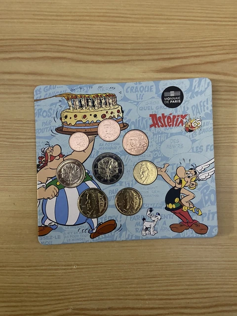 MINISET ASTÉRIX EUROS BU France 2024 - Astérix 65 ans monnaie de paris ...