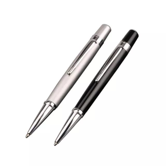 Luxury Mini Metal Ballpoint Pen Roller 1.0mm Black Ink Business School Supplies