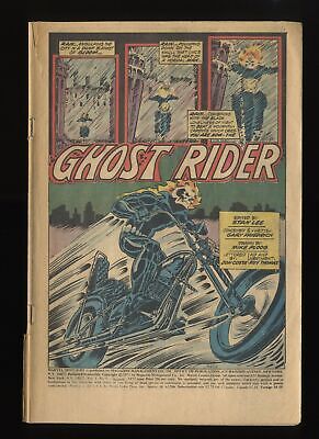 Marvel Spotlight #5 Coverless Complete 1st Appearance Ghost Rider! Marvel 1972