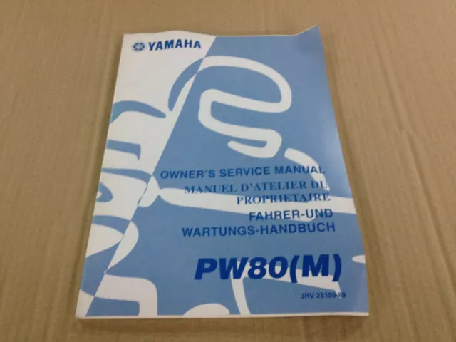 Revue technique Manuel Owner's service manual Yamaha PW80 (M)