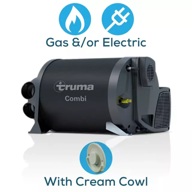 Truma Combi 4E Gas/Electric Heater - Cream Cowl