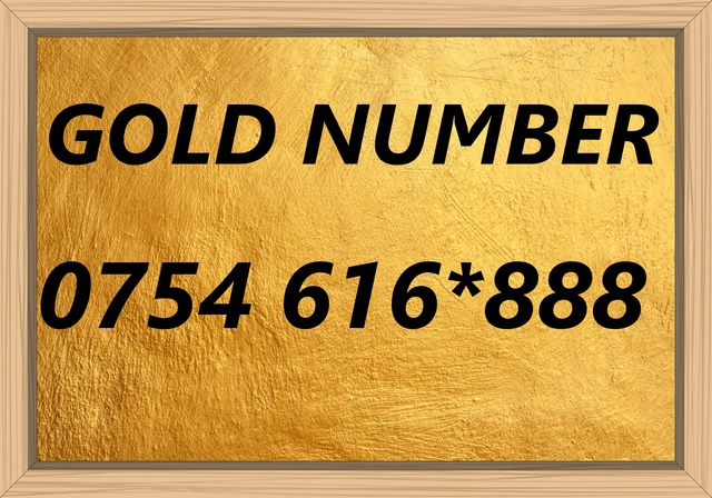 Sim Card Esclusiva Oro Vip Premium Uk Numero Di Cellulare Unico Business 888