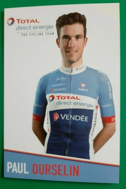 CYCLISME CYCLING CARTE wielerkaart Paul OURSELIN (TOTAL DIRECT