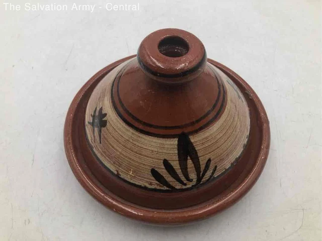 Unknown Maker Brown Handmade Ceramic Cooking Tagine Unknown Maker Brown Handmade Ceramic Cooking Tagine