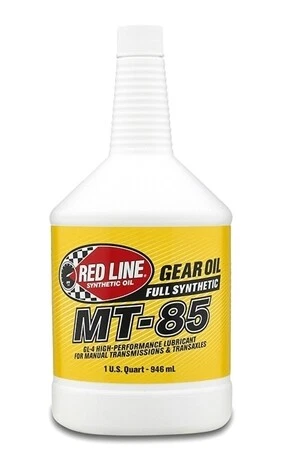 Red Line Oil MT-85 75W85 Manual Transmission Gear Oil GL-4 1 Quart - Case of 12