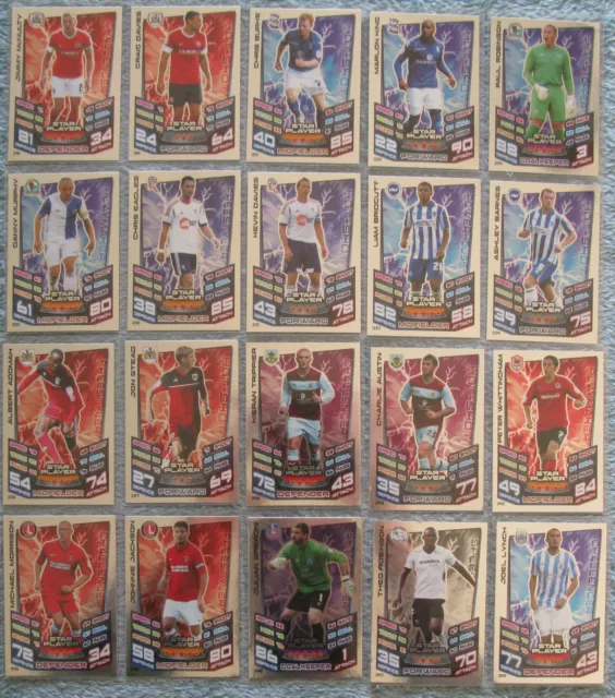 Match Attax TCG Choose One 2012/2013 Championship Star Player Card [Part 1/2]