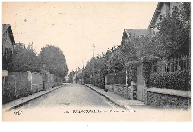 95 . n° 49283 . franconville . rue de la station
