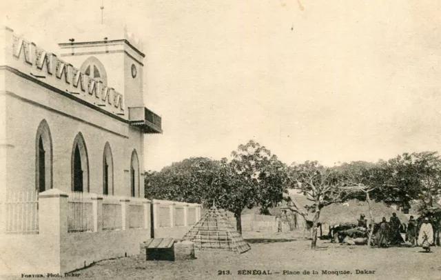 Carte SENEGAL DAKAR Place de la Mosquée