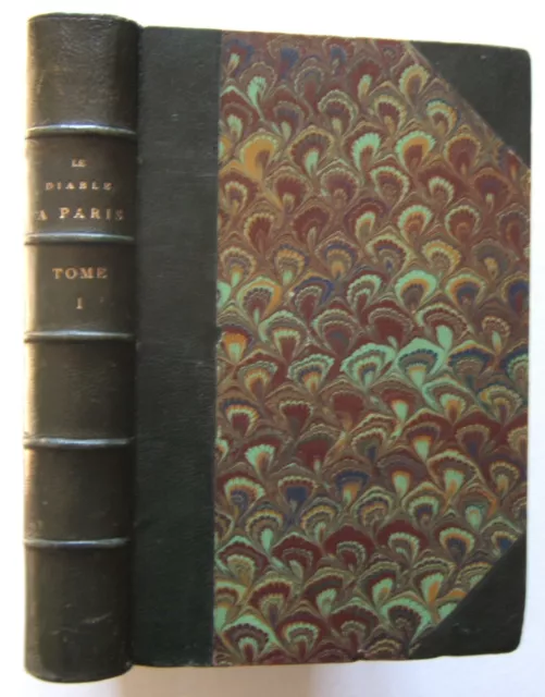 Le Diable à Paris... 1868. Illus. de Gavarni. 84 planches. Tome I. TRES BON ETAT