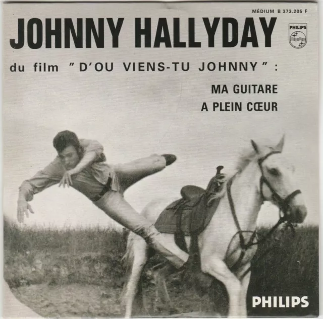 JOHNNY HALLYDAY - CD PROMO - La guitare fait mal