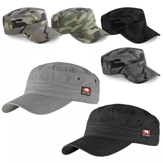 Bullstar Army Cap Herren Mütze Basecap Kopfbedeckung Schirmmütze Military