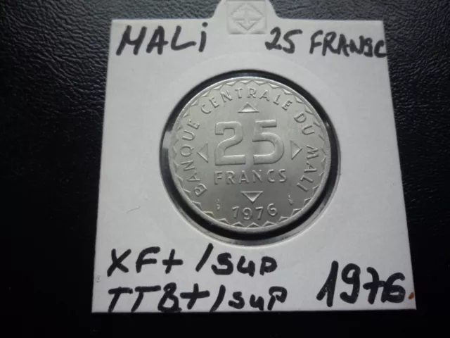 Afrique Mali  Coin 25 Francs 1976 Monnaie de Paris KM#12 - XF-Rare