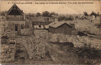 CPA VAILLY-sur-AISNE Les ruines de la grande (157766)