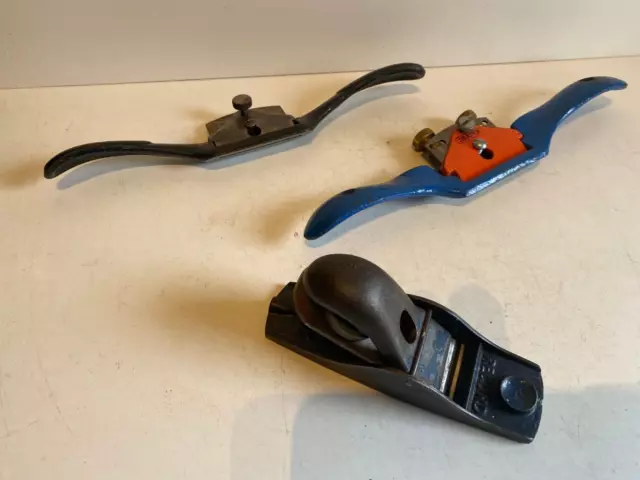 Record Plane Block Plane And Stanley And Draper Spoke Shaves.