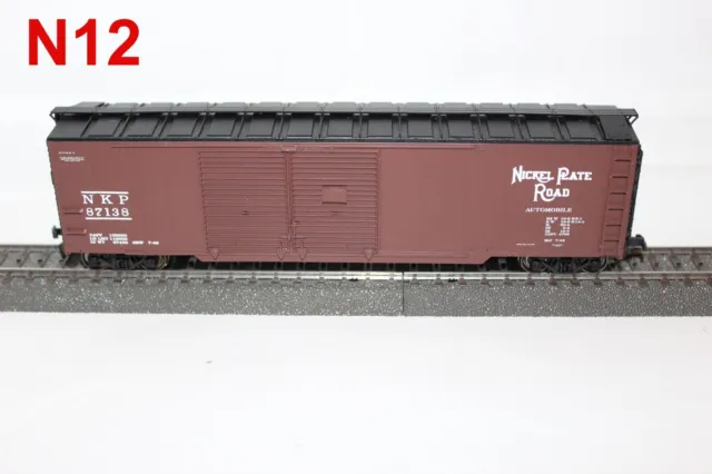 Life Like H0 87138 Nickel Plate Railroad Boxcar mit US Standard NMRA Kupplung
