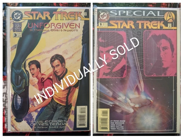 Star Trek Special 1994 - 1995 DC Comics Various Issues and Prices (9BM)