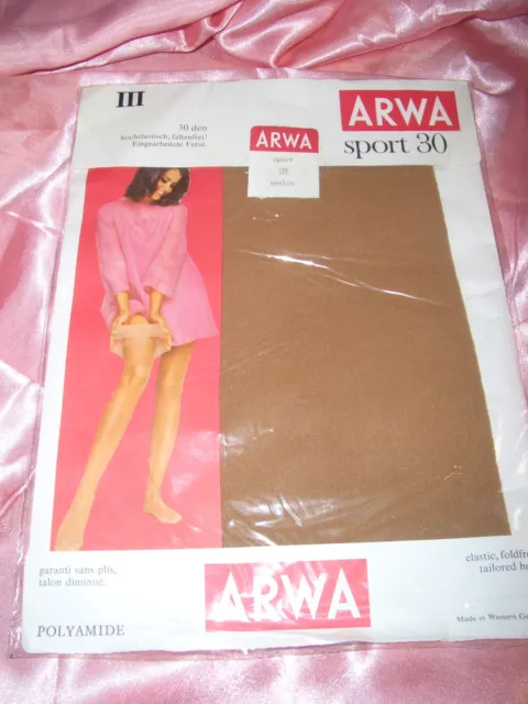 RAR Vintage Arwa Damen Strümpfe Strapsstrümpfe Gr. III 9,5 saskia Stockings OVP