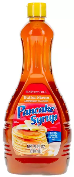 HARVEST HILL 'Butter Flavor' Artificially Flavored Pancake Syrup 710ml ImportUSA