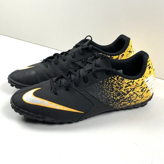 NIKE BOMBAX TF Cleats Black Orange Size 4UK. 36.5EUR. D127 20.00 PicClick UK