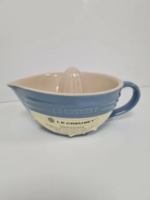 Jarra exprimidora de cítricos azul claro LE CREUSET (16 OZ) gres esmaltado cerámica
