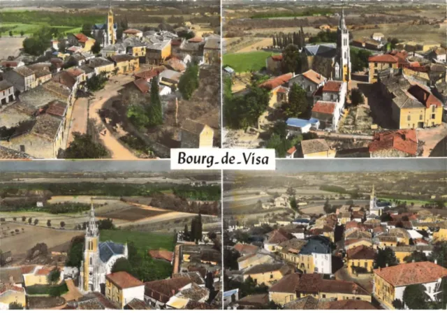 82 Bourg Visa Aj #MK901 Souvenir Multi Views