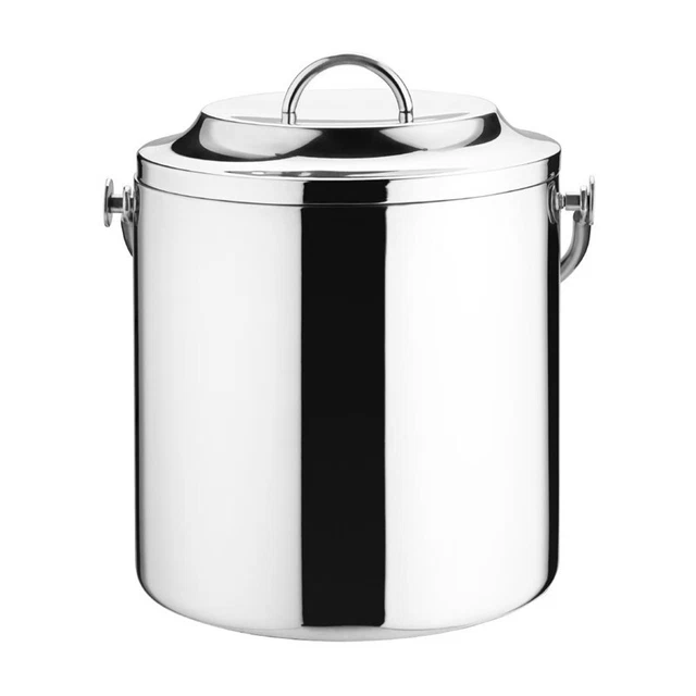 Olympia Eiseimer mit Deckel | 3,3L | Edelstahl | Eisbehälter