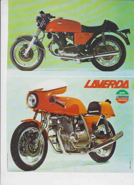 advertising Pubblicità- MOTO LAVERDA 750 SF 1973 -MOTOITALIANE MAXIMOTO  EPOCA