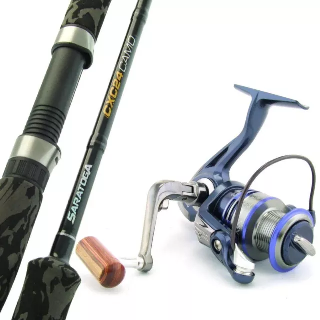 SARATOGA CXC24 7'0 10kg Snapper Fishing Spinning Rod and Reel Combo Boat Salmon