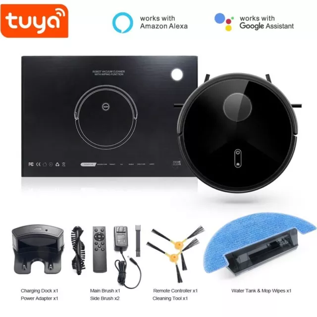 Tuya Aspirapolvere Intelligente Wifi con Laser 360° Aspira Lavapavimenti 2600PA 3