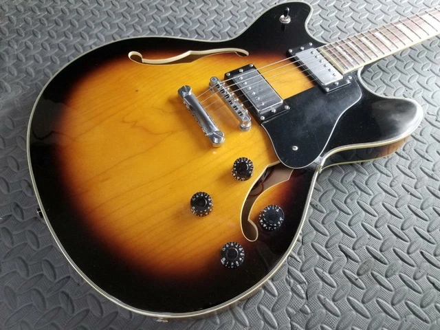 LOVELY HOHNER HS 35 Radiant Sunburst Gibson Es 335 345 355 Semi