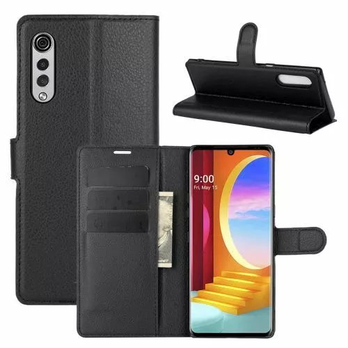 LG Velvet 5g Coque Étui Portable Rabattable Portefeuille de Protection Handyhül