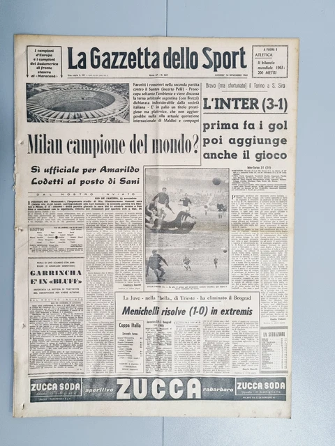 Accadde Oggi - 24 febbraio 1963: Mazzola e il gol al debutto nel derby