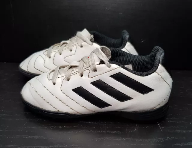 Adidas Goletto Vii Tf 10Uk Eu28 Boys Girls White Football Boots Astro Turf Shoes