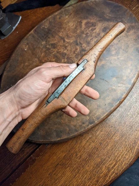 Characterful User Made Mahogany Spokeshave - Green Woodworking