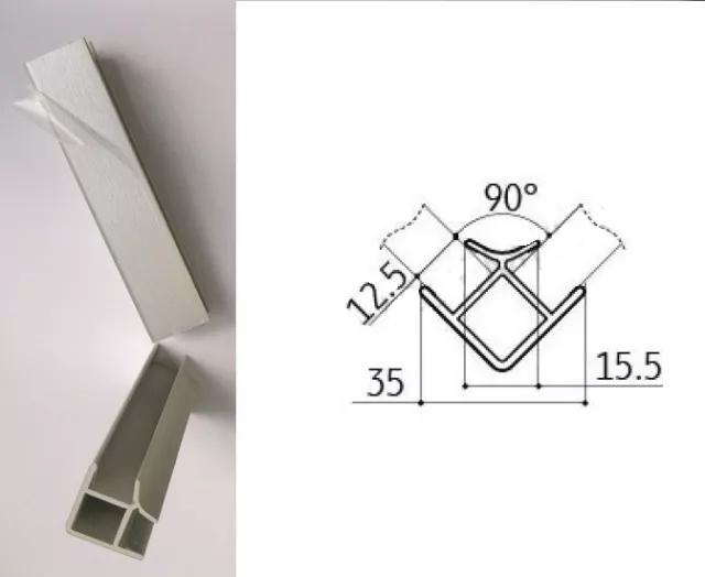 angolo 90° per zoccolo cucina rettangolare ricambio accessori cucina