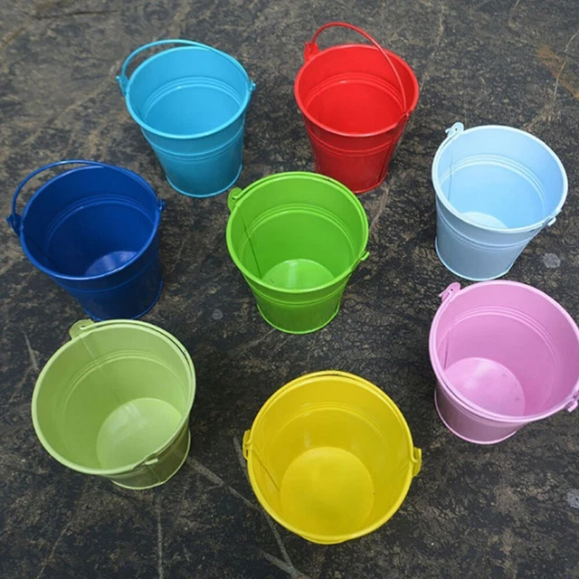 3x Bunte Hängen Eimer Eimer und Eimer Balkon Eimer Garten Hängen Eimer 3