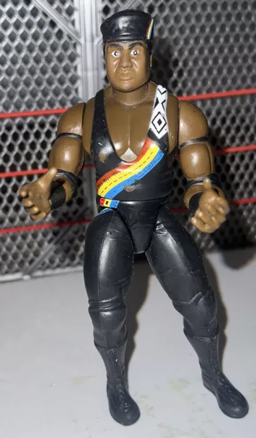 1997 WWF WWE Jakks Pacific Farooq Ron Simmons Slammers Wrestling Action Figure