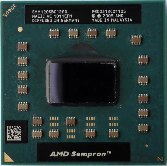 HP Compaq CQ61 CPU SMM120SB012GQ AMD Sempron Mobile M120 2.10 GHz