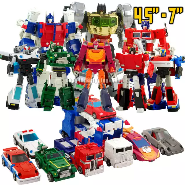 Boys Kids Toy Gift Small Scout Scale Robot Figure Auto Car Truck Model Bots Team