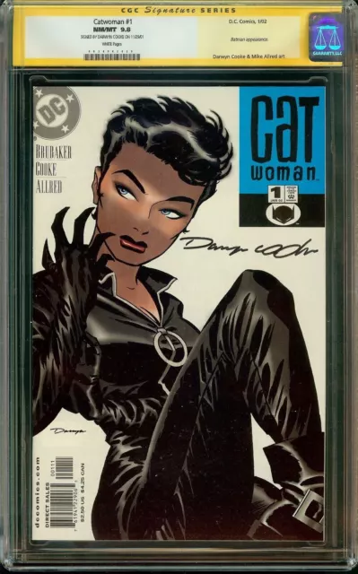 Catwoman (2002) #1 CGC SS 9.8 White Pages - Signed by Darwyn Cooke