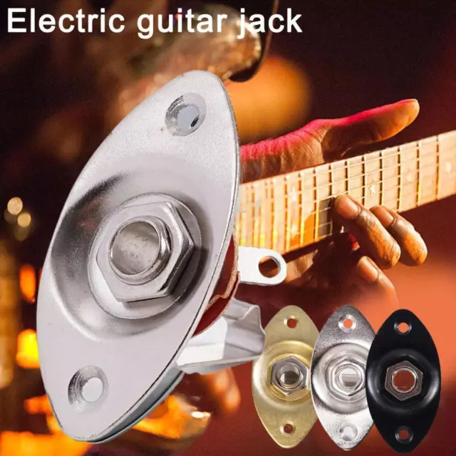 Jack per chitarra elettrica uscita jack piastra jack a scelta nuovo occhio a vite con F5T0