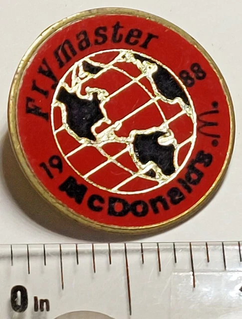 McDonald's Frymaster 1988 Lapel Pin (031823)