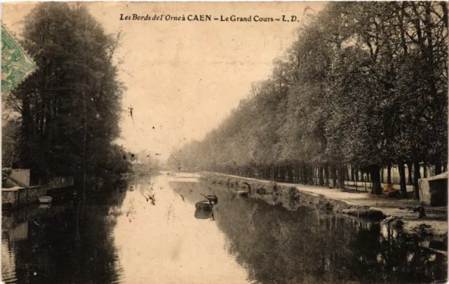 CPA Les Bords de L'Orne a CAEN - Le Grand Cours (515794)