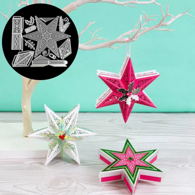 Christmas Die Cuts Kit Card Making Gift Box | DIY Candy Box Die Cutting Plates 2