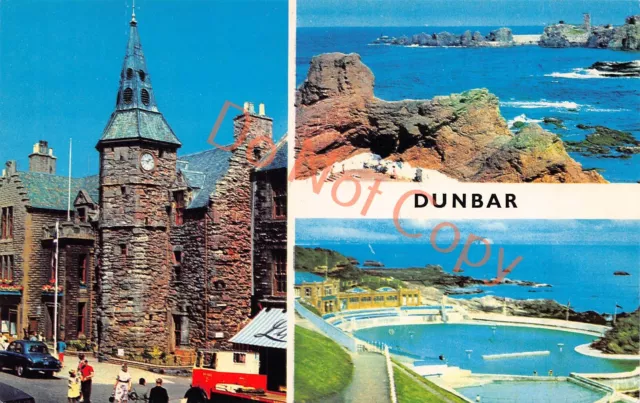 Dunbar East Lothian Multiview Postcard (D833)