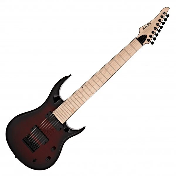 SUBZERO GENERATION 8 Electric Guitar 8 String Flame Red Burst